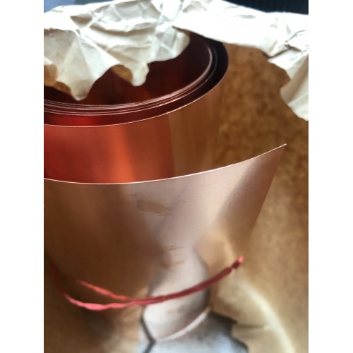 Медная рулонная фольга 0.4х100мм ДПРНМ ГОСТ 1173-2006