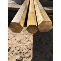 Латунный шестигранник 22мм тянутый ЛМц58-2 ГОСТ 2060-2006