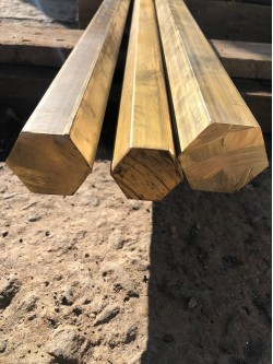 Латунный шестигранник